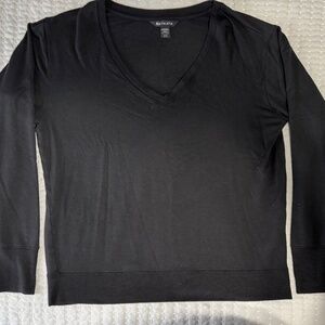 Athleta V-Neck Black Sweater